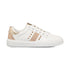 Sneakers bianche e oro da donna con borchie Lora Ferres, Donna, SKU w014001051, Immagine 0